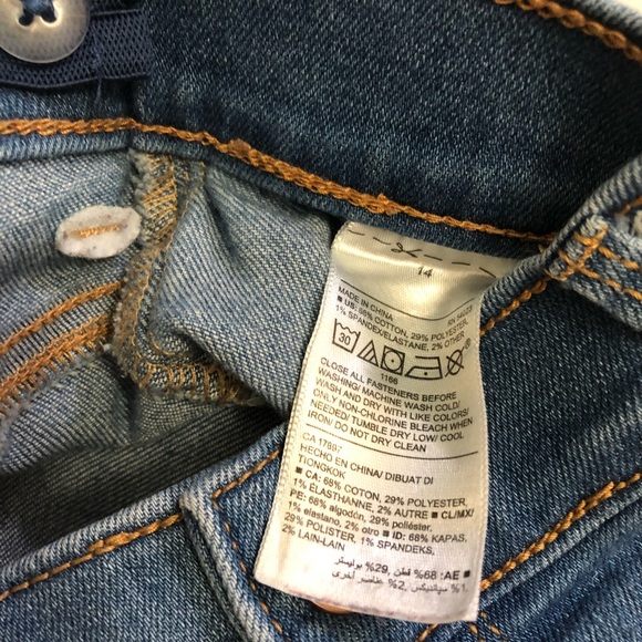 Old Navy Rockstar jeggings for girls Size 14 - Picture 3 of 7